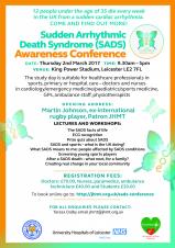 SADS Awareness Conference 2017 Will Again Put Sudden Heart Deaths in Young People Firmly on the Agenda for Doctors & Nurses