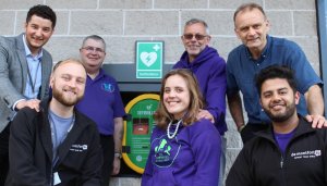 DSU unveil first public defibrillator at the heart of campus