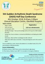 5th Sudden Arrhythmic Death Syndrome (SADS) Half Day Conference