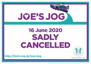 JOE’S JOG 2020 SADLY CANCELLED