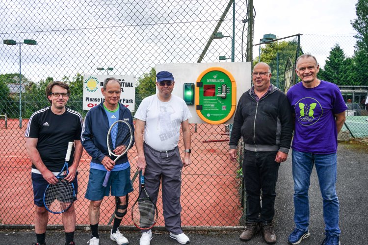 Leicester tennis club are on the ball to create a heart-safe community for ALL