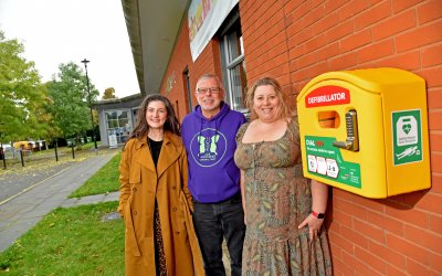 Council and partners (JHMT) fit more life-saving equipment to buildings